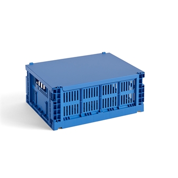 HAY Colour Crate Lid Medium - Electric Blue